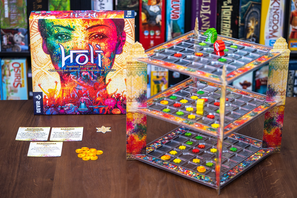 Holi: Festival de Colores boardgame juego de mesa