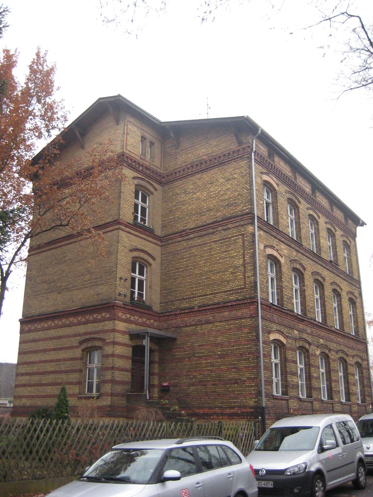 um 1890 Berlin Dienstwohnhaus Hauptwerkstatt der Eisenbahn Werkstättenweg in 14055 Grunewald