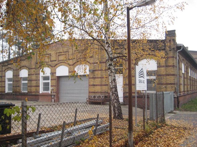 um 1890 Berlin Werkhalle Hauptwerkstatt der Eisenbahn Werkstättenweg in 14055 Grunewald