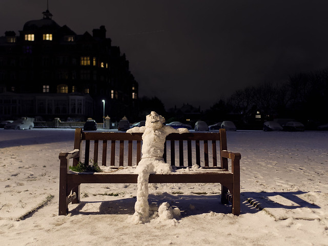 Folkestone snowman