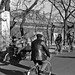 Cycliste rue Guozijian - Guozijian street cyclist