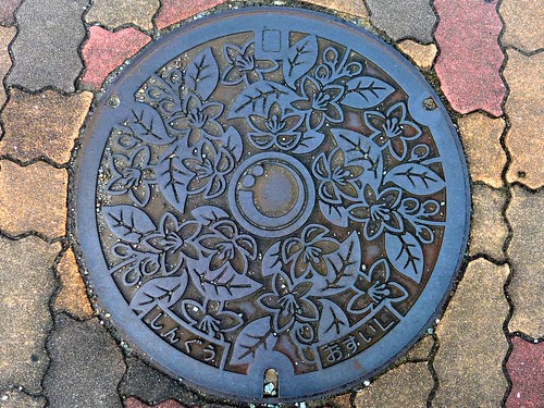 Shingu Fukuoka, manhole cover  （福岡県新宮町のマンホール）