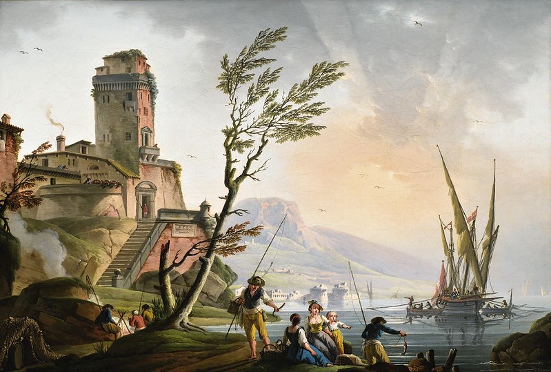 Charles François Grenier de Lacroix, dit Lacroix de Marseille (1700-1782) - Mediterranean landscape