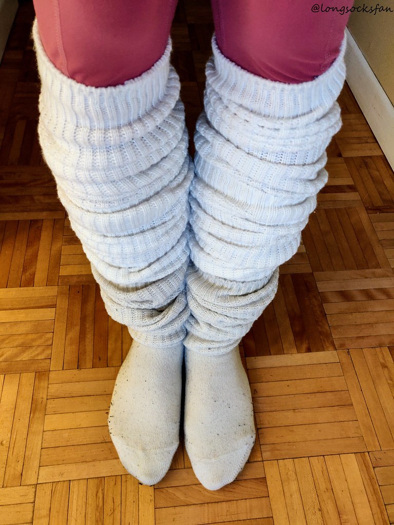Triple tabbisocks slouch socks | longsocksfan | Flickr