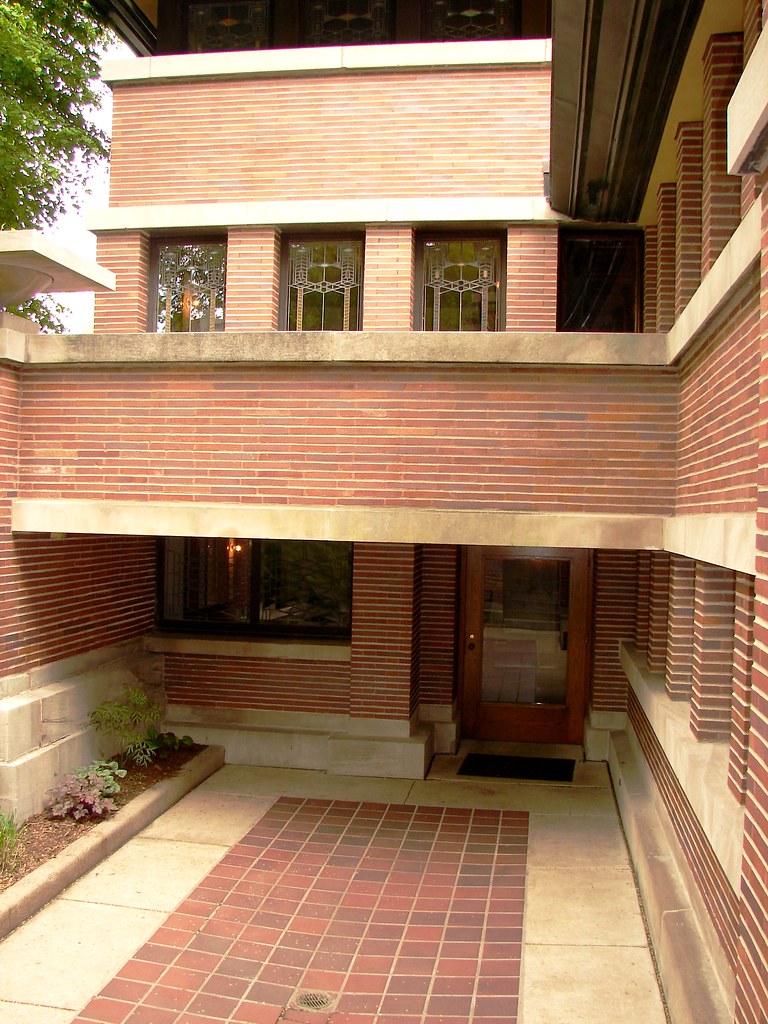 Front Entrance to the Robie House, Chicago, Illinois