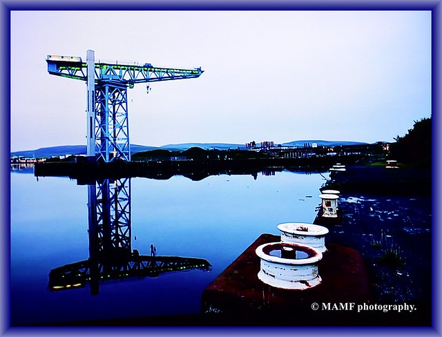 The Titan crane Clydebank Scotland.