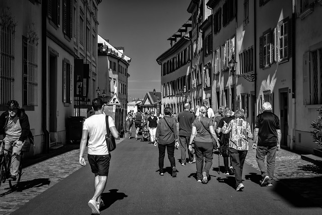 Basel - Street Scene (Mono)