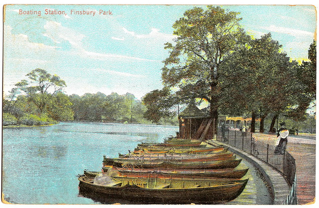 Finsbury Park - Boating Station Prior to 1907. And Mousie Baird.