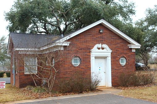 IMG_1372 by Equina27, office at Sunset Cemetery tx texas architecture cemetery colonialrevival