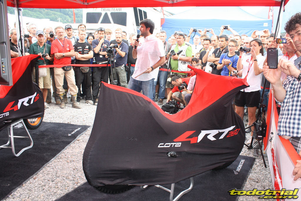 Presentación Internacional Montesa Cota 4RT 2014, GP de Italia, Barzio, 10/07/2013