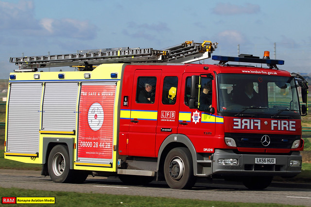 LK56 HUO | Mercedes Benz Atego 1325 (TVAC) | London Fire Brigade