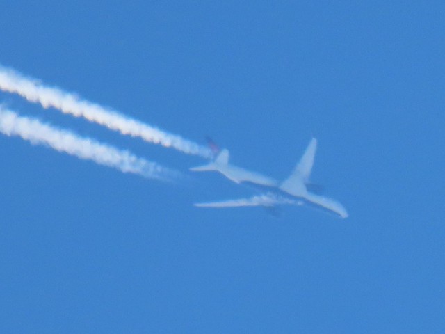 Delta Airlines 75, Airbus A350-941 (Amsterdam To Atlanta) N504DN, Over Selby, North Yorkshire