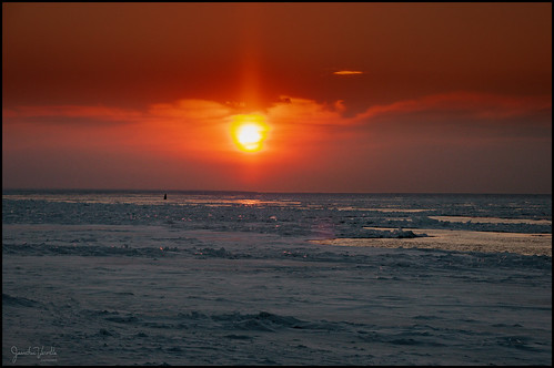 couchersdesoleil sunset glaces ice