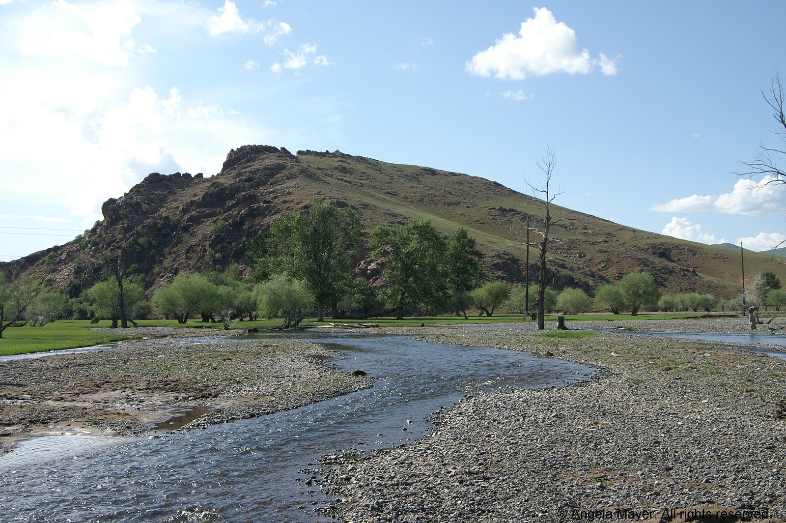 Creek in the Mongolian Horse Country
