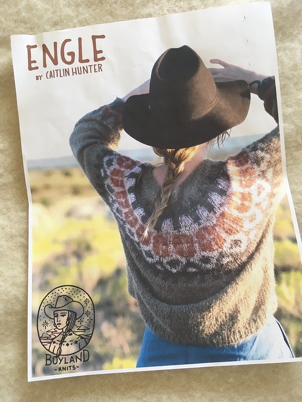 Sweater Knitting:  The Engle Sweater in DROPS Brushed Alpaca Silk