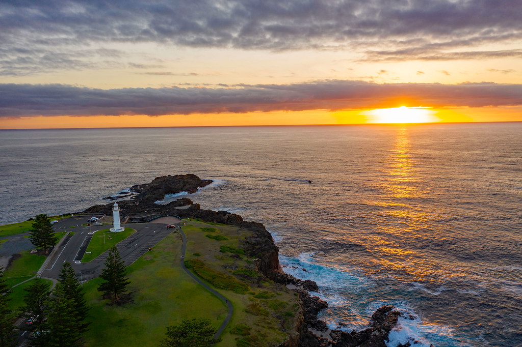 Sunrise-over-the-lighthouse #marineexplorer
