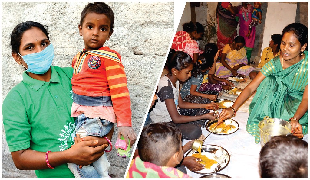 Please help to feed the poor kids who are waiting for food