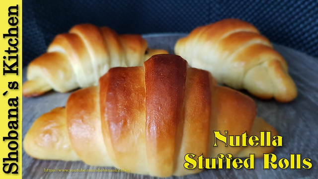 Sweet Rolls filled with Nutella‼ Perfect for a Weekend Morning with a good cup of coffee..!!!