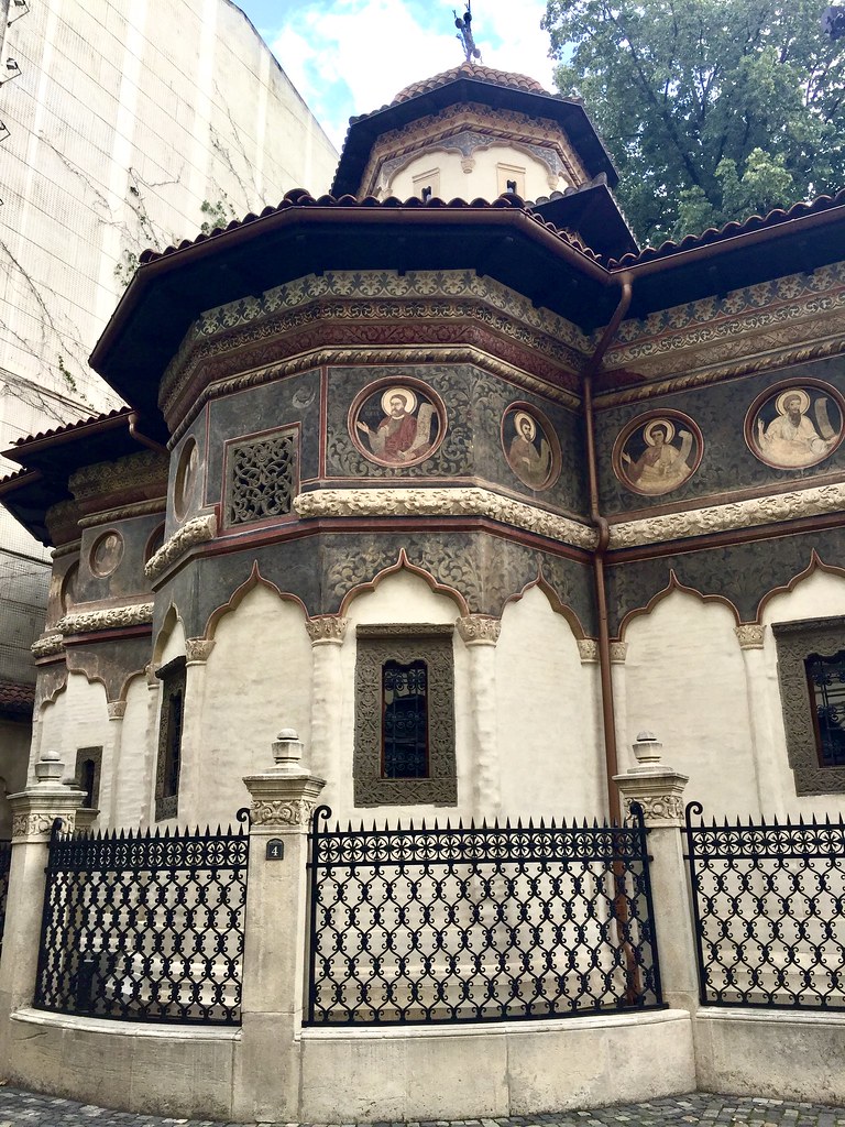 Monastery in downtown Bucharest