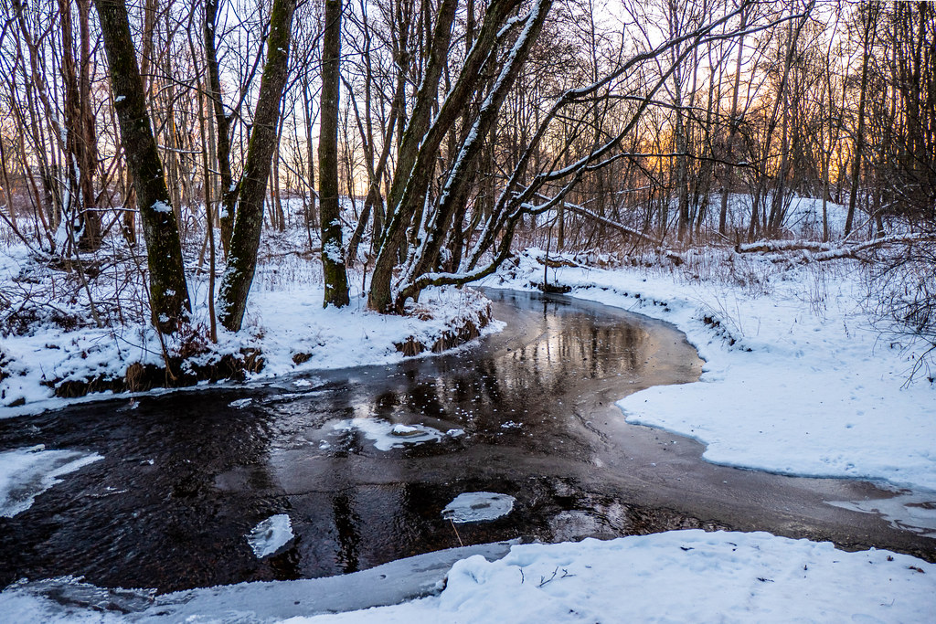 Winter at Stenunge Å Creek