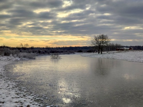 sun sky clouds ice lake water reflection nature landscape smartphone phone xiaomi