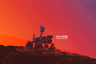 An illustration of NASA’s Perseverance on the surface of Mars. CREDIT: NASA/JPL-Caltech
