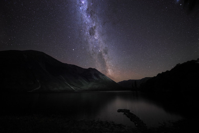 Milky Way over Lake Pearson