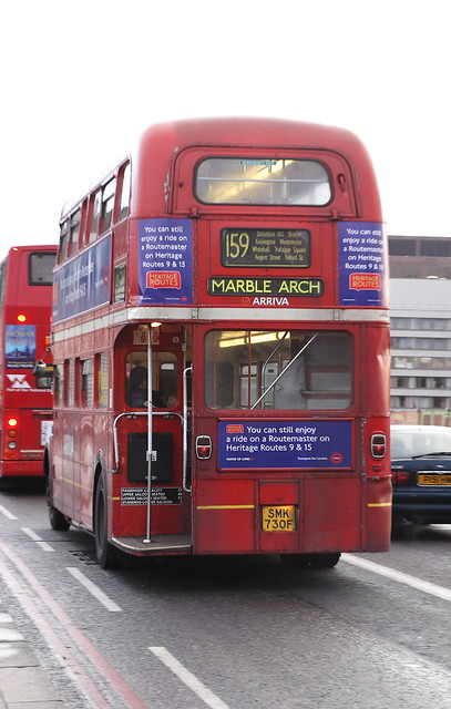 Arriva AEC Routemaster SMK730F Westminster Bridge London UK