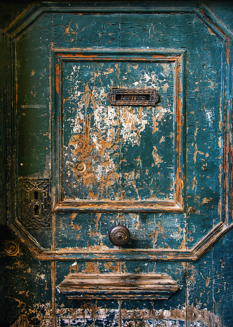 ancient doorway in aix-en-provence
