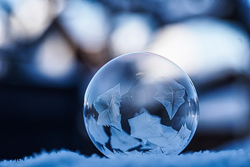 Gefrorene Seifenblase / Frozen Bubble