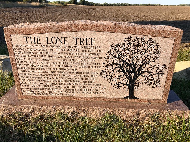 10-4-20 - A marker for Lone Tree