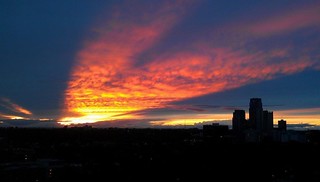Sunset over Toronto