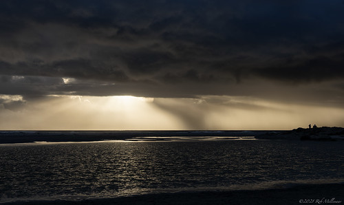 southafrica noordhoek ocean sunset clouds landscape light