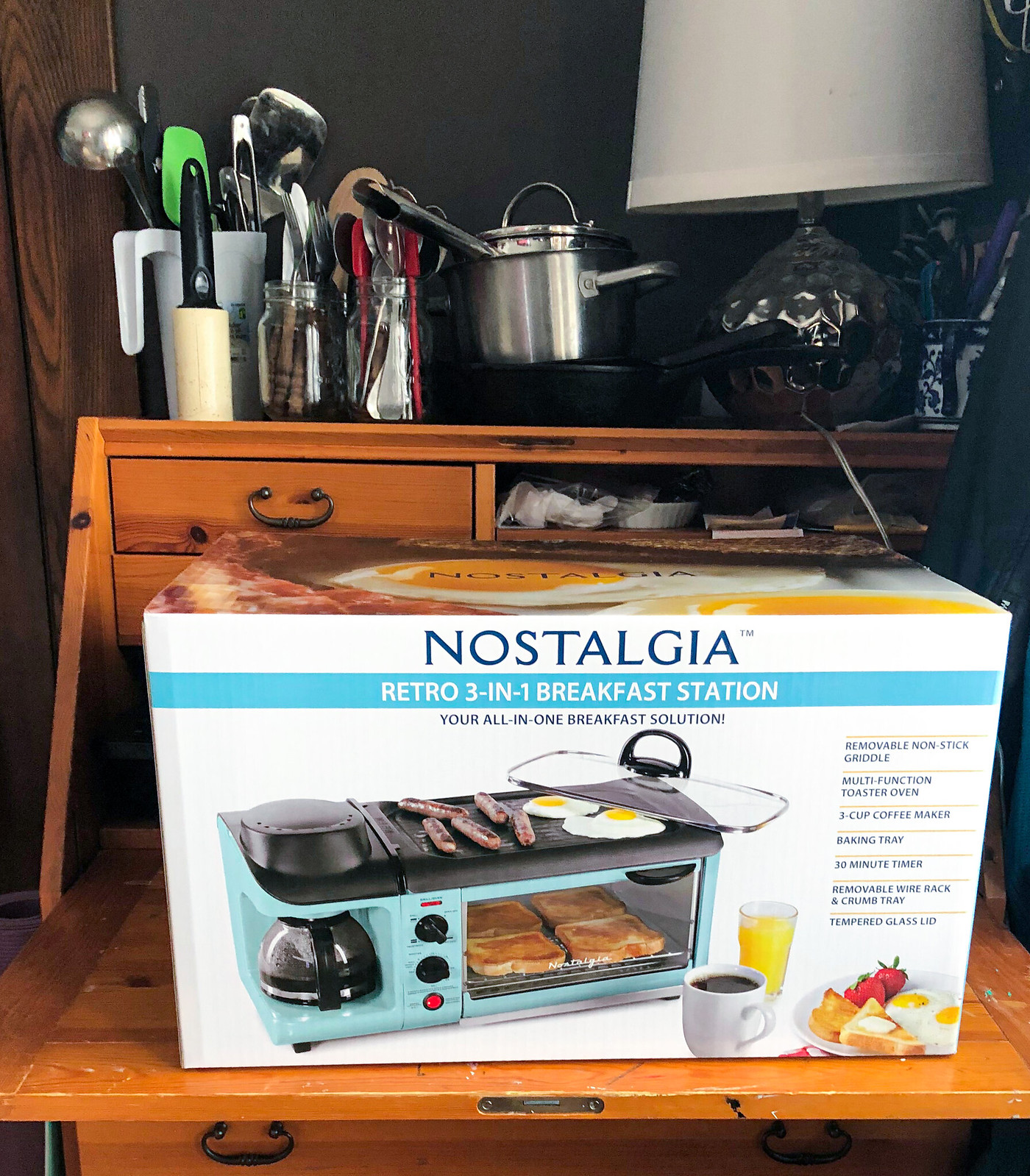 Product Review of Nostalgia Retro 3-in-1 Family Size Electric Breakfast  Station - Suzie The Foodie