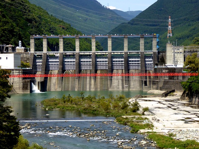 Akiba Dam on the Tenryuugawa
