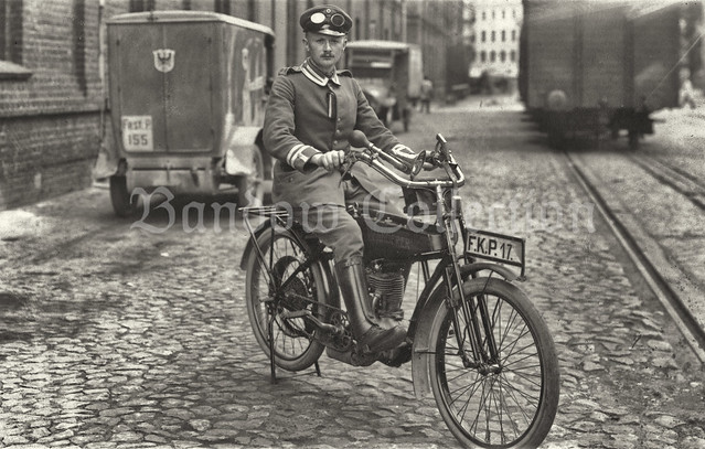 WW1 German Wanderer Motorcycle - Festung Posen