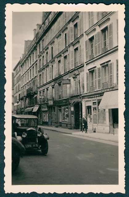 Parisian street scene, 1955