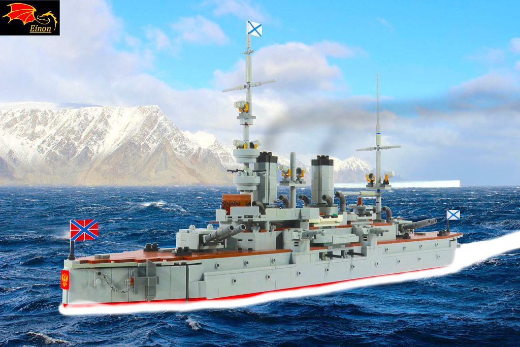 Battleship Petropavlovsk at sea