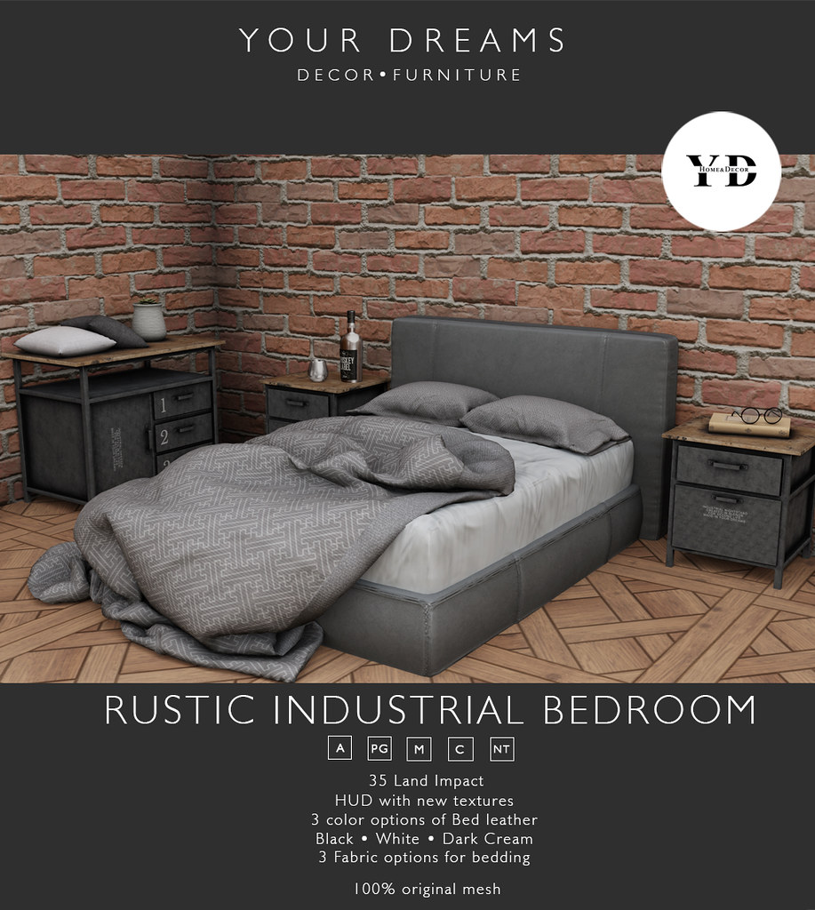 {YD} Rustic industrial Bedroom