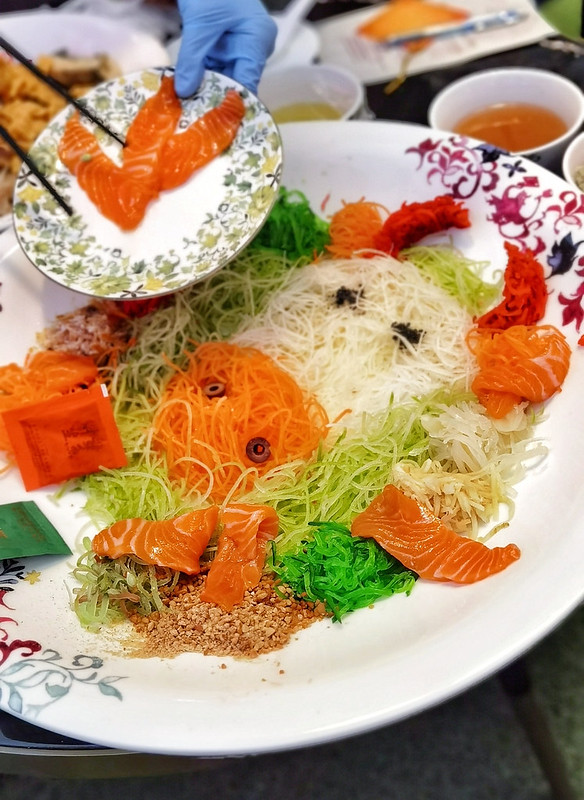 Lo Hei in Charming Festive Domes @ Capitol Singapore