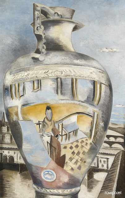 Souvenir of Florence (1929) by Paul Nash. Original from The Yale University Art Gallery. Digitally enhanced by rawpixel.