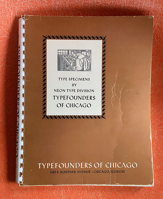 NEON TYPE DIVISION/Typefounders of Chicago