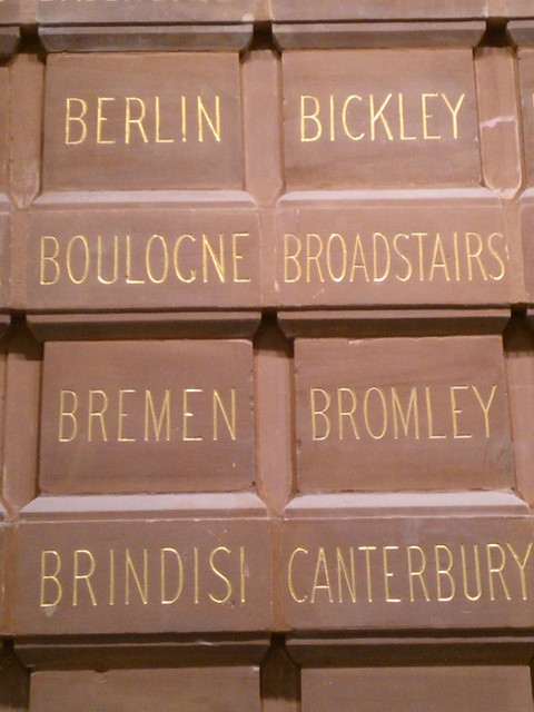 Destinations served from Blackfriars in Victorian times Kings Cross to Liverpool Street walk