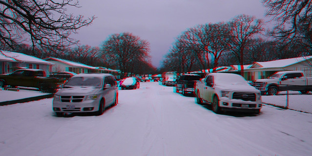 3D RED CYAN ANAGYLYPH FEB. 2021 TEXAS WINTER STORM-2