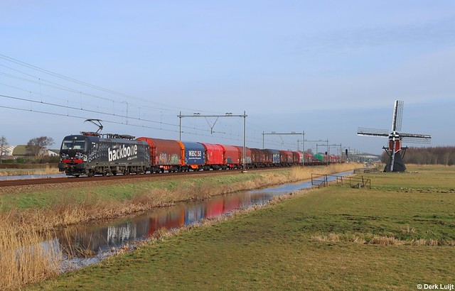 DB Cargo 193 318, Lisse, 19-2-2021 11:45