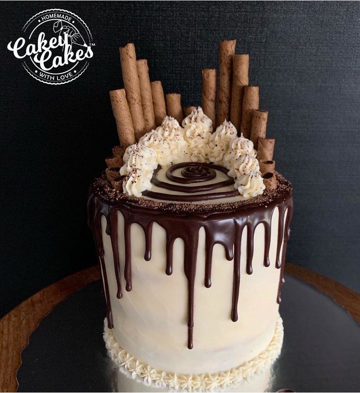 Chocolate Drip Cake by Cakey Cakes