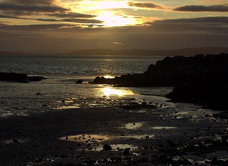 'Morecambe Bay Sunset' from Jack Scout's Cliffs (National Trust) near Arnside Cumbria