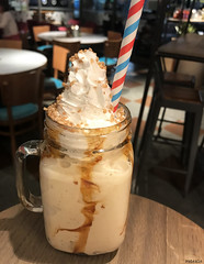 20191017_i2 Vegan luxury shake with whipped cream & caramel sauce at Taco Bar in Gothenburg, Sweden