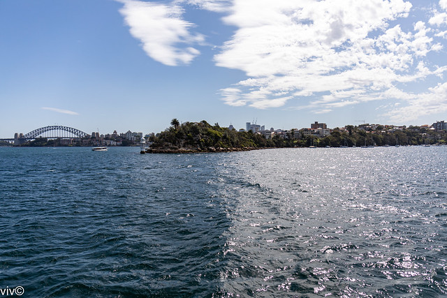 Scenic Sydney Harbour with Harbour Bridge, Sydney, New South Wales, Australia