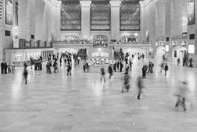 Grand Central Terminal in motion